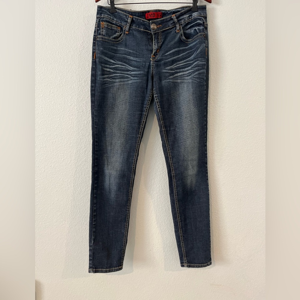 Zanadi Distressed Cut Jeans, Sz‎ 15 Cowgirl, costal